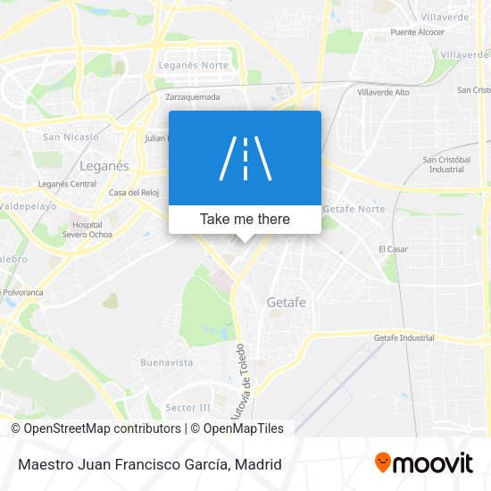 Maestro Juan Francisco García map