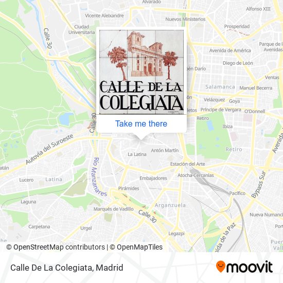 Calle De La Colegiata map