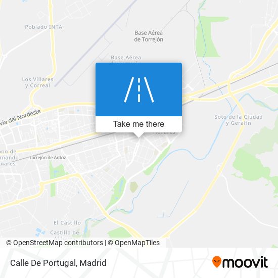 mapa Calle De Portugal