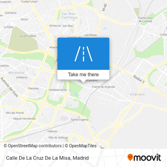 Calle De La Cruz De La Misa map