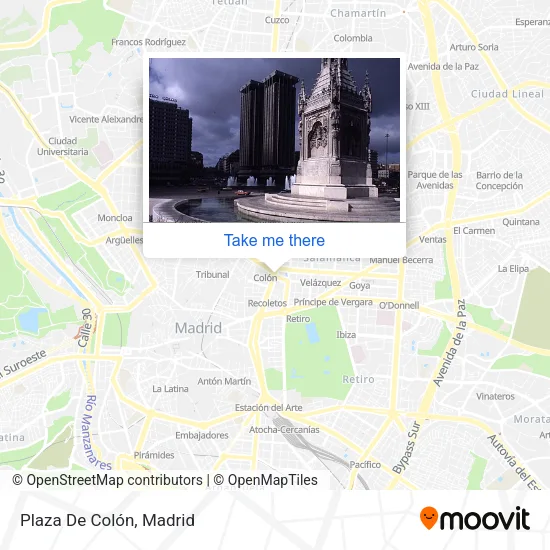Plaza De Colón map