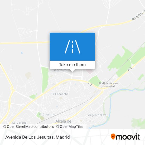 mapa Avenida De Los Jesuitas