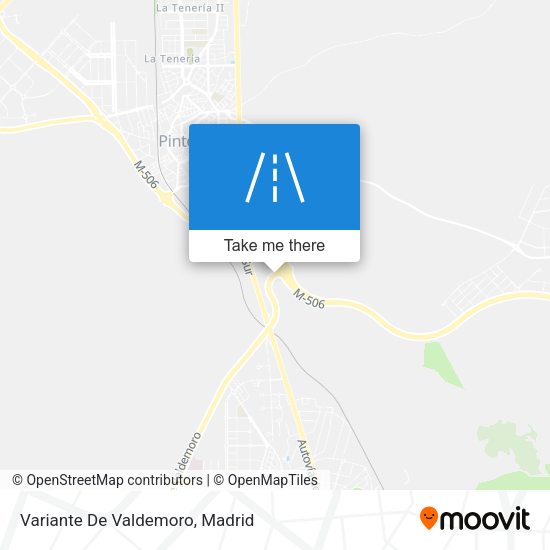 Variante De Valdemoro map