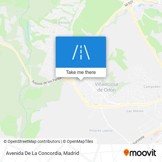 Avenida De La Concordia map