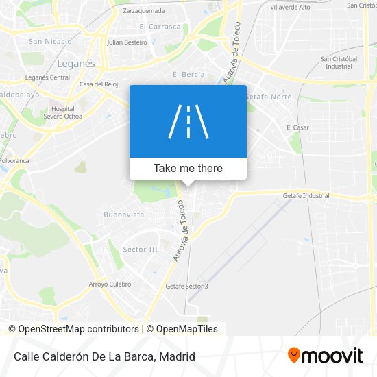 Calle Calderón De La Barca map