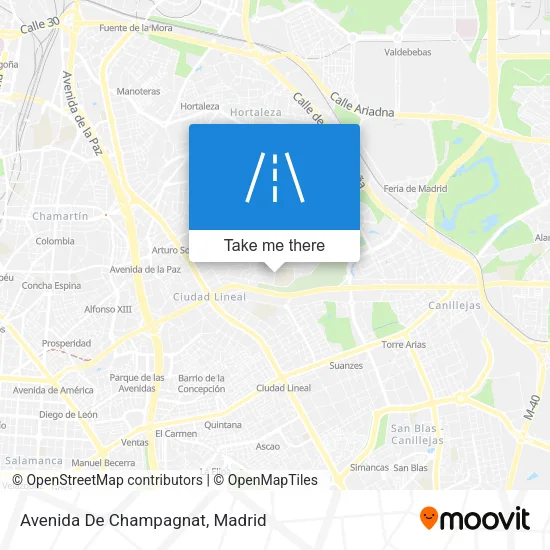 Avenida De Champagnat map