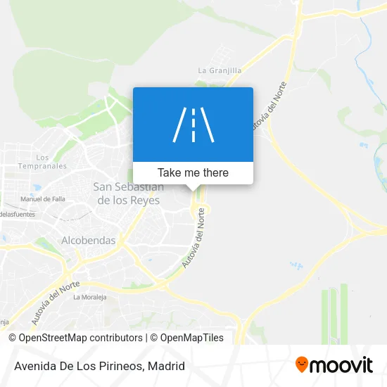 Avenida De Los Pirineos map