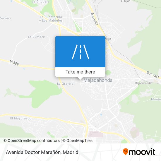 Avenida Doctor Marañón map