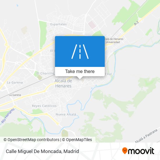 mapa Calle Miguel De Moncada