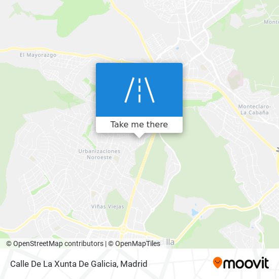 Calle De La Xunta De Galicia map