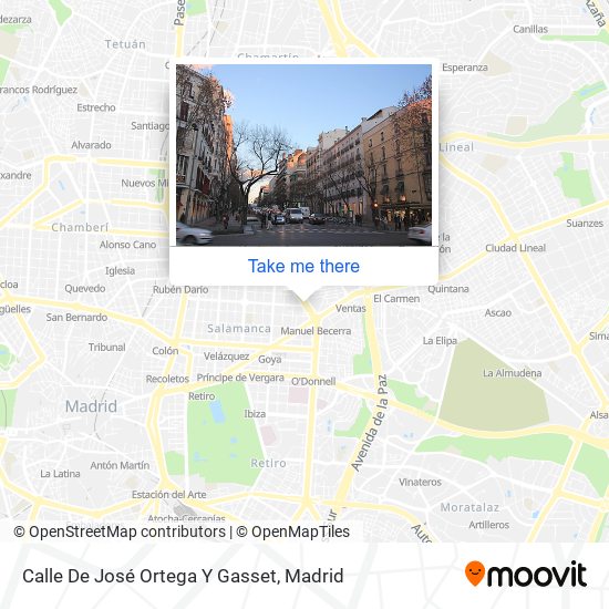 Calle De José Ortega Y Gasset map