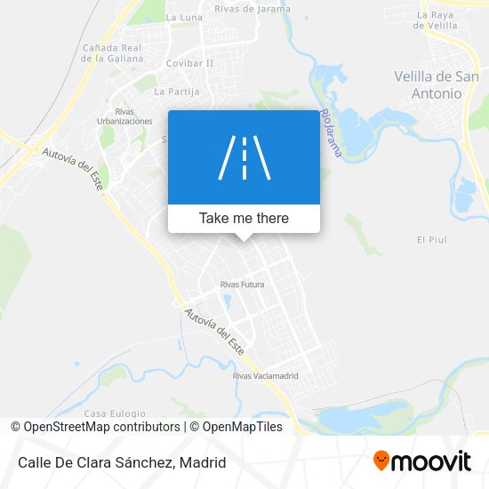 Calle De Clara Sánchez map