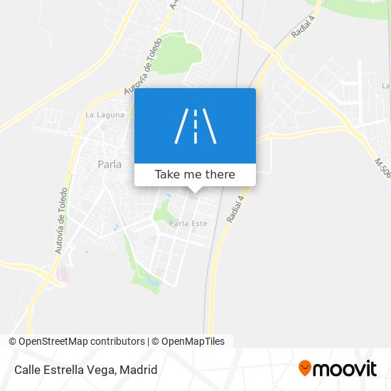 Calle Estrella Vega map