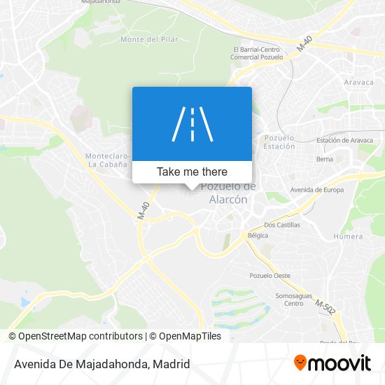 Avenida De Majadahonda map