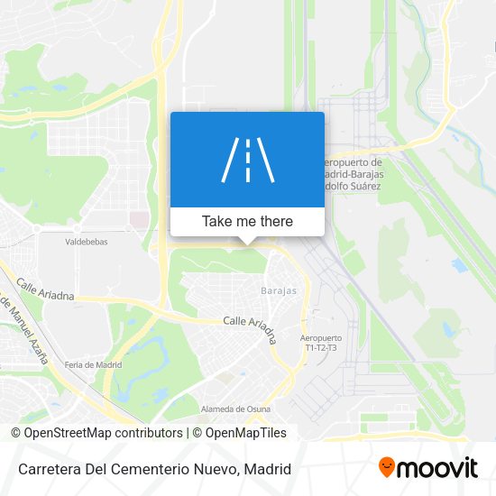 Carretera Del Cementerio Nuevo map