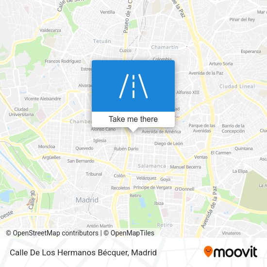 Calle De Los Hermanos Bécquer map