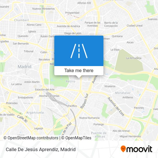 Calle De Jesús Aprendiz map