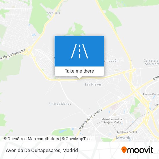 mapa Avenida De Quitapesares