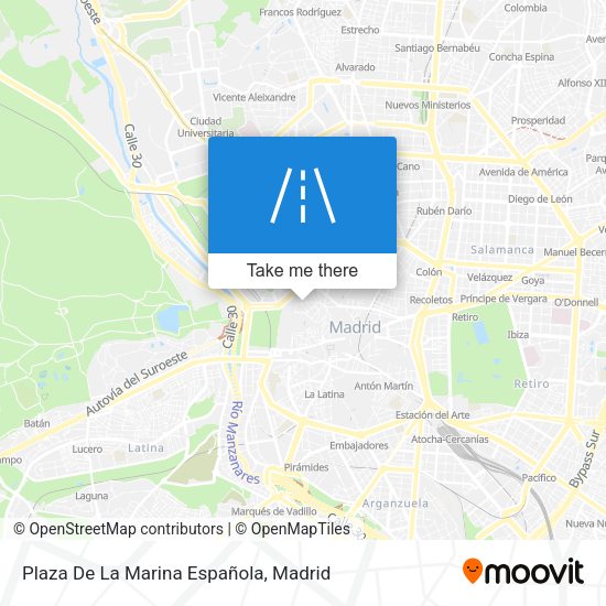 Plaza De La Marina Española map