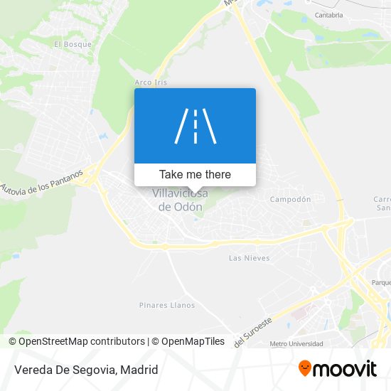 Vereda De Segovia map