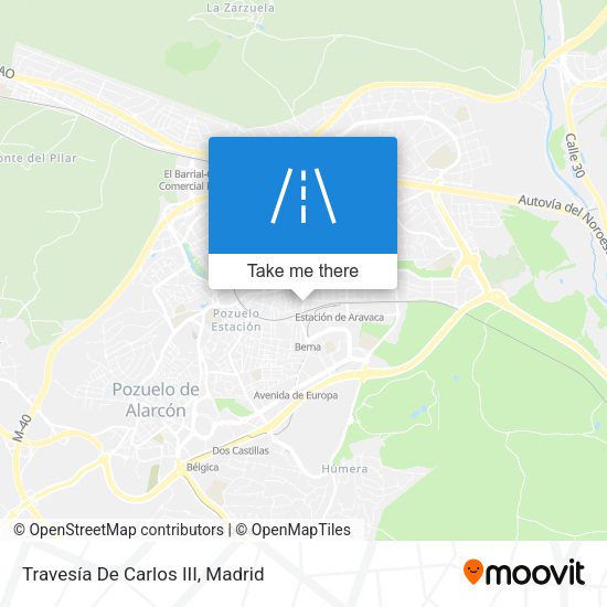 Travesía De Carlos III map