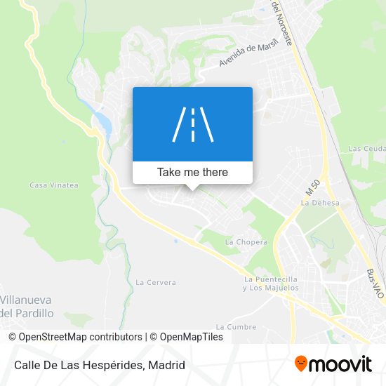 Calle De Las Hespérides map