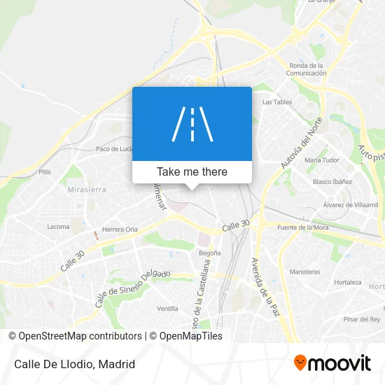 Calle De Llodio map