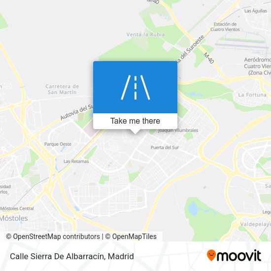Calle Sierra De Albarracín map