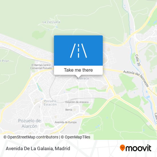 Avenida De La Galaxia map