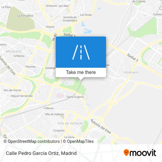 Calle Pedro García Ortiz map
