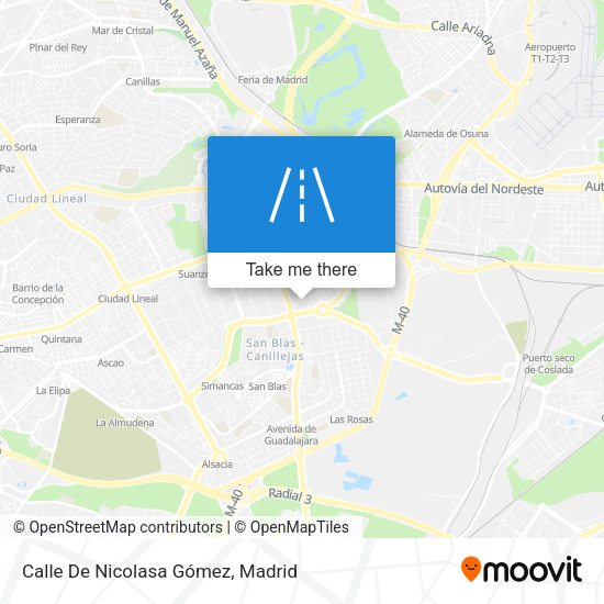 Calle De Nicolasa Gómez map