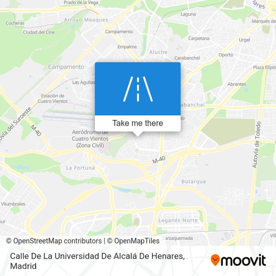 Calle De La Universidad De Alcalá De Henares map
