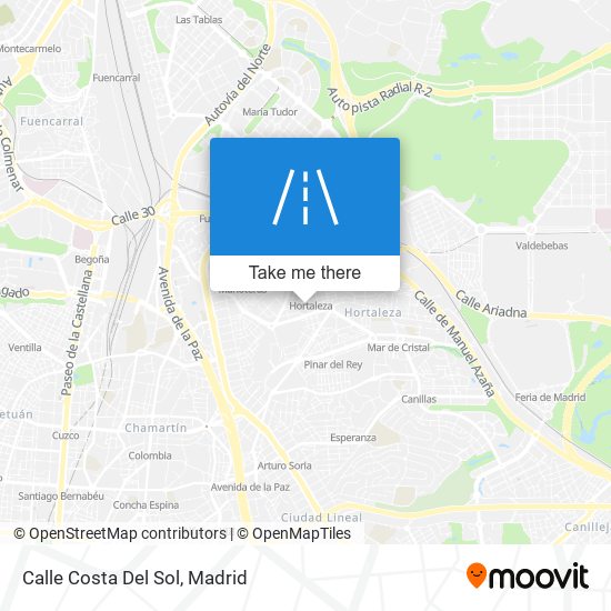 Calle Costa Del Sol map