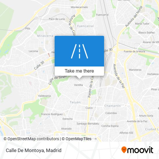 Calle De Montoya map