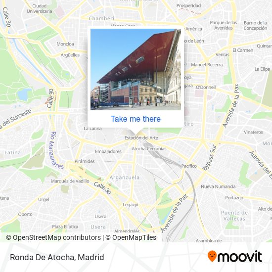 Ronda De Atocha map