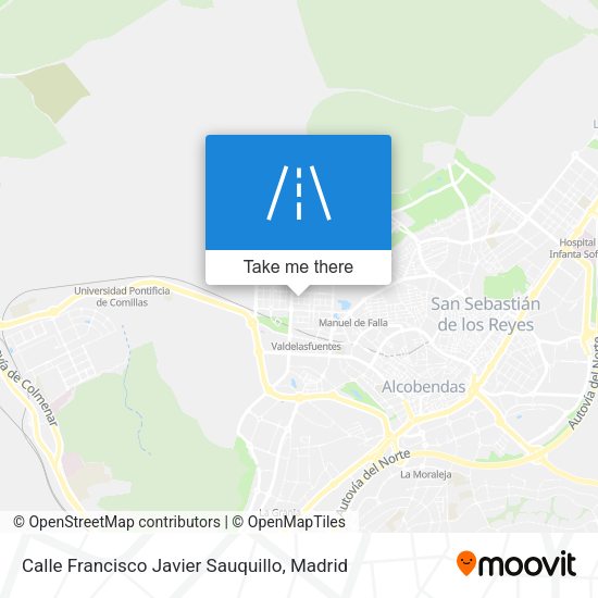 Calle Francisco Javier Sauquillo map
