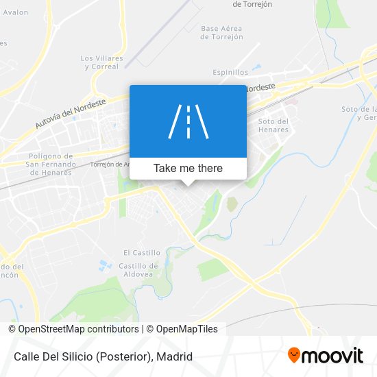 Calle Del Silicio (Posterior) map