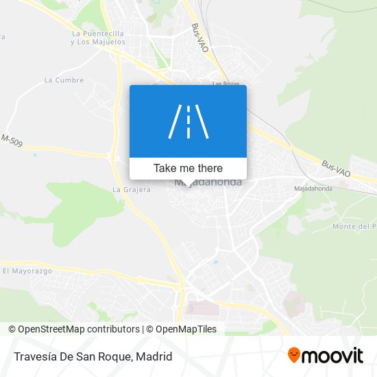 mapa Travesía De San Roque