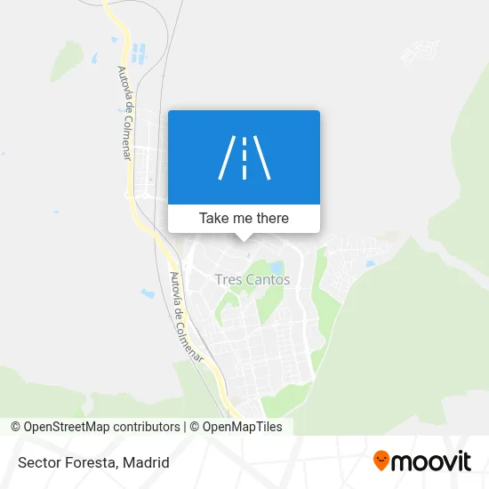 Sector Foresta map