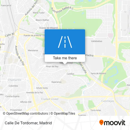 Calle De Tordomar map