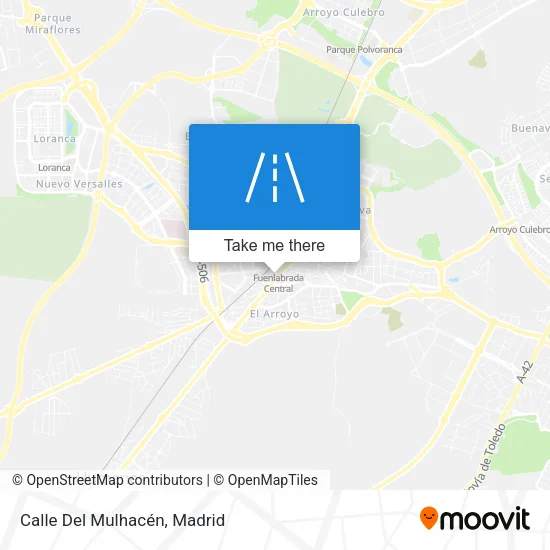Calle Del Mulhacén map