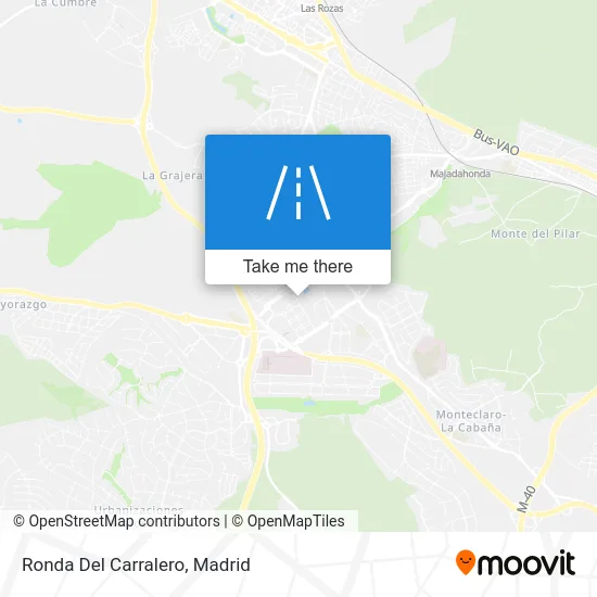 Ronda Del Carralero map