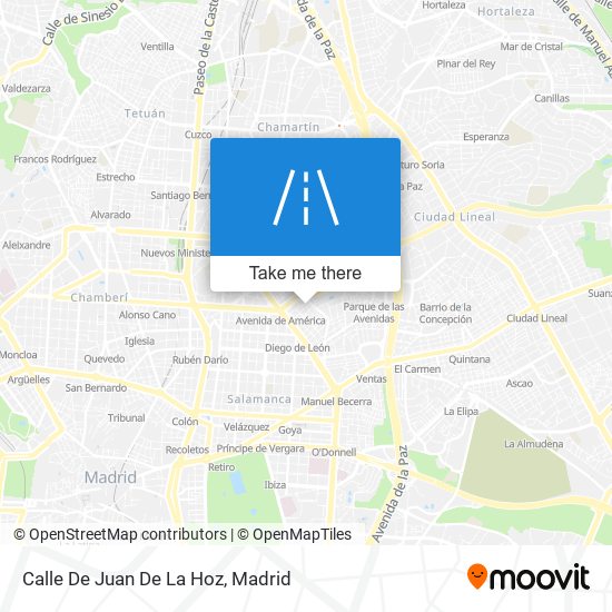 mapa Calle De Juan De La Hoz