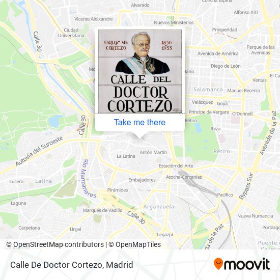 mapa Calle De Doctor Cortezo