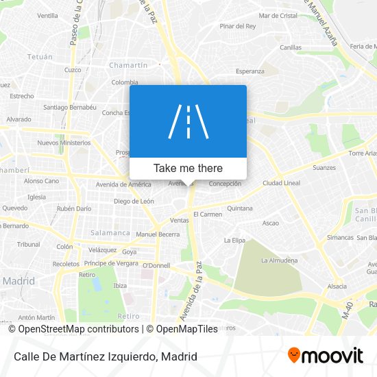 Calle De Martínez Izquierdo map