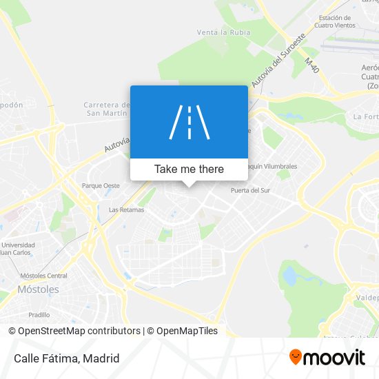 mapa Calle Fátima