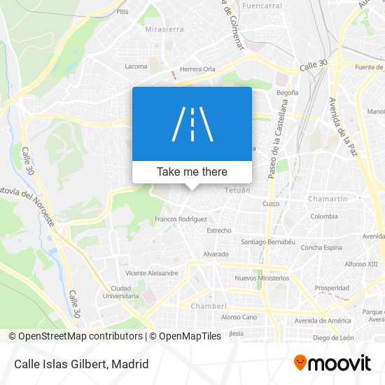 Calle Islas Gilbert map