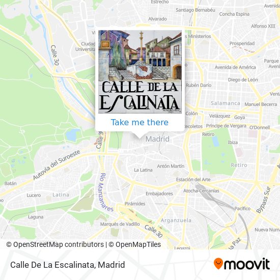 Calle De La Escalinata map