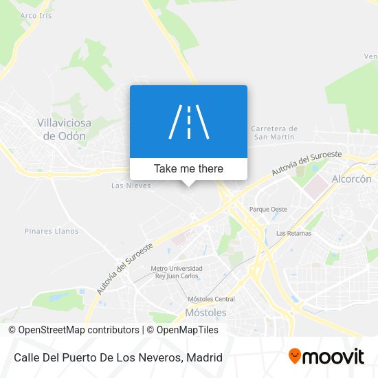 Calle Del Puerto De Los Neveros map
