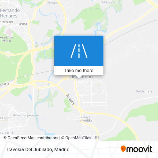 Travesía Del Jubilado map